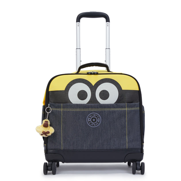 Kipling Large Wheeled Bag Unisex Minion Jeans Bl New Storia I5336 MI