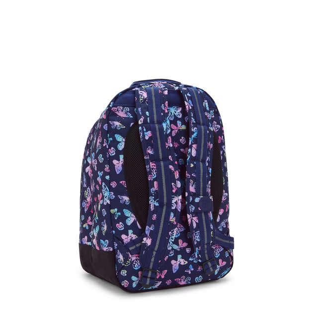 KIPLING Large backpack with laptop protection Female Butterfly Fun C