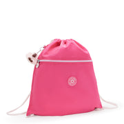 KIPLING Medium backpack (with drawstring) Female Happy Pink C Supertaboo  -  09487-BZ8