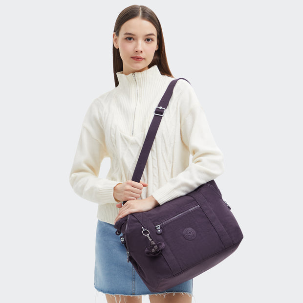 KIPLING Medium tote (with removable shoulderstrap) Female Ultimate Plum Art 10619-67U