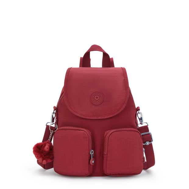 KIPLING Small backpack (convertible to shoulderbag) Female Funky Red Firefly Up 12887-4SS