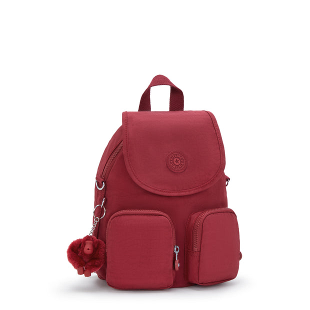 KIPLING Small backpack (convertible to shoulderbag) Female Funky Red Firefly Up 12887-4SS