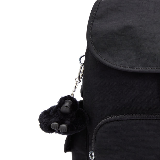 حقائب الظهر KIPLING للإناث حقيبة ظهر KIPLING Black Noir CITY PACK S - 15635-P39