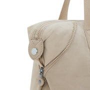 KIPLING Medium tote (with removable shoulderstrap) Female Signature Beige Embossed Art 21091-96A