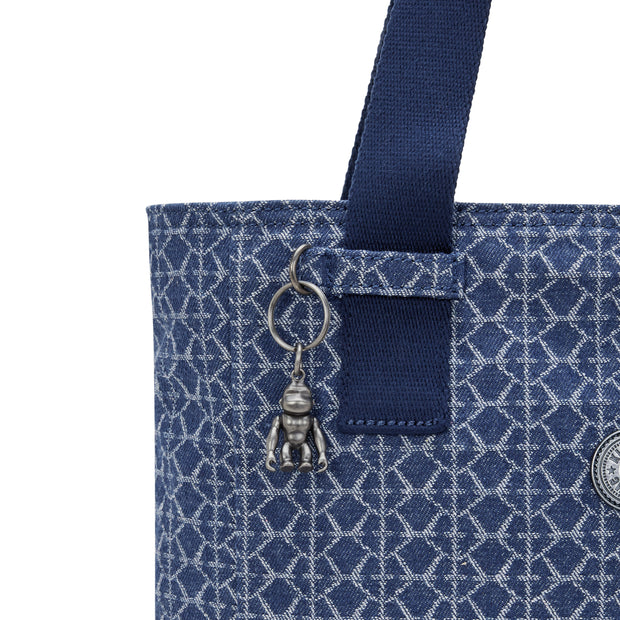 KIPLING Medium tote Female Signature Denim Jowns I3283-7PF