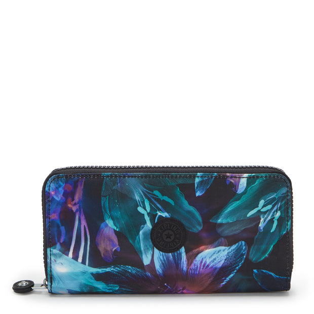 KIPLING Large wallet Female Spectral Orchid Money World I3285-7DP