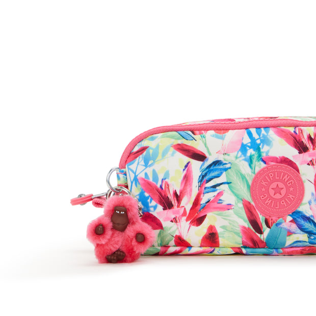 KIPLING Large pencase Female Flamingo Leaves Gitroy  -  I3560-SG4