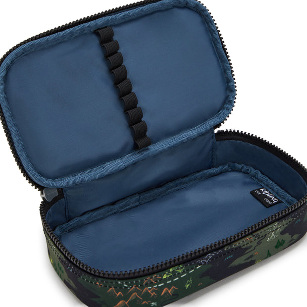 KIPLING Medium pencase Unisex Camo Treasure 50 Pens I3707-3PB