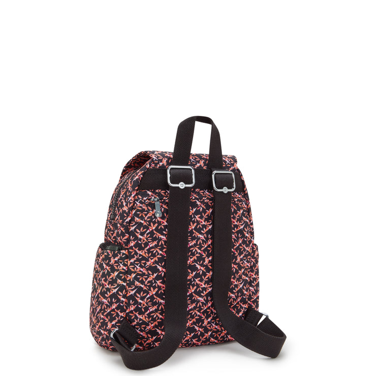 حقيبة ظهر صغيرة من KIPLING حقيبة ظهر صغيرة للإناث Dancing Bouquet City Zip Mini I3735-46X