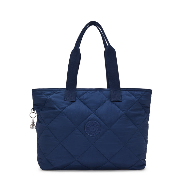 KIPLING Large Tote Female Airy Blue Quilt Colissa Up I3866-93U