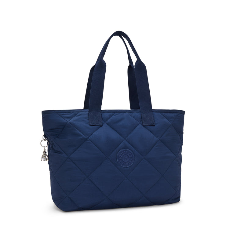 KIPLING Large Tote Female Airy Blue Quilt Colissa Up I3866-93U