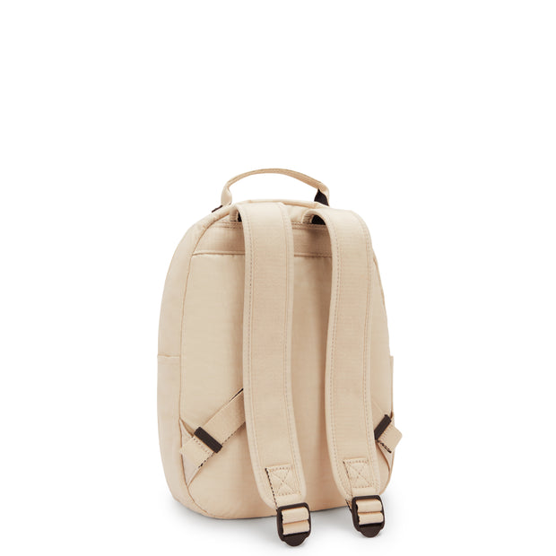 KIPLING Small Backpack (With Laptop Protection) Unisex Back To Beige Seoul S I4082-26V