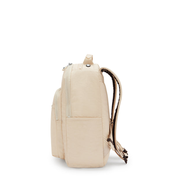 KIPLING Small Backpack (With Laptop Protection) Unisex Back To Beige Seoul S I4082-26V