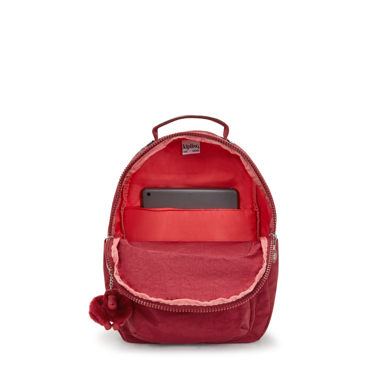 KIPLING Small Backpack (With Laptop Protection) Unisex Funky Red Seoul S I4082-4SS