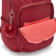 KIPLING Small Backpack (With Laptop Protection) Unisex Funky Red Seoul S I4082-4SS