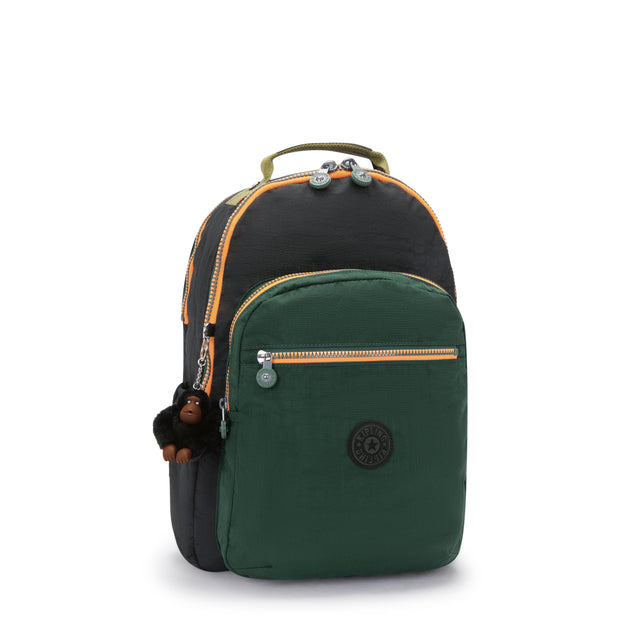 KIPLING Large backpack (with laptop compartment) Unisex Tree House Bl Seoul Lap I4275-8LB