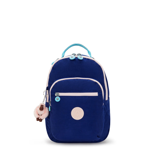 KIPLING Small Backpack (With Laptop Protection) Female Solar Navy C Seoul S