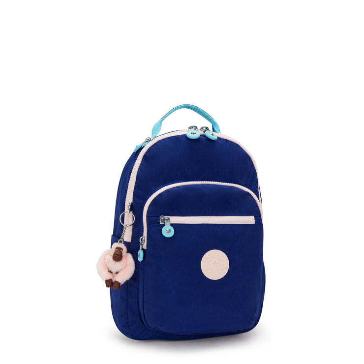 KIPLING Small Backpack (With Laptop Protection) Female Solar Navy C Seoul S  -  I4345-AF9