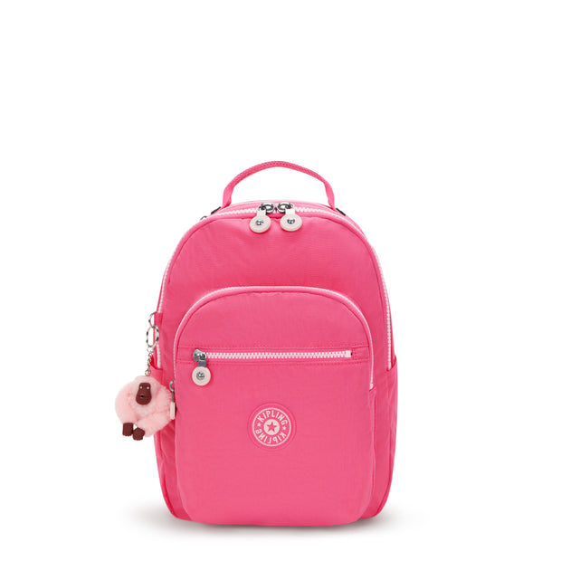 KIPLING Small Backpack (With Laptop Protection) Female Happy Pink C Seoul S