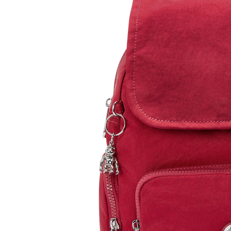 KIPLING Small backpack Female Red Red Wine City Zip S I4430-6SE