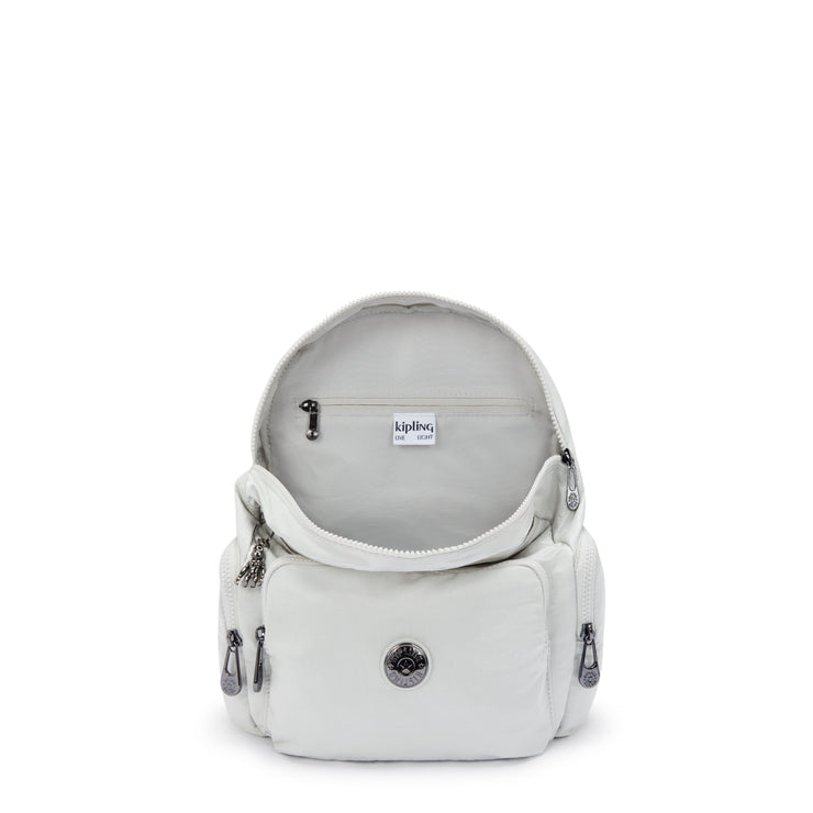 KIPLING Small backpack Female Silver Night City Zip S I4430-8EL