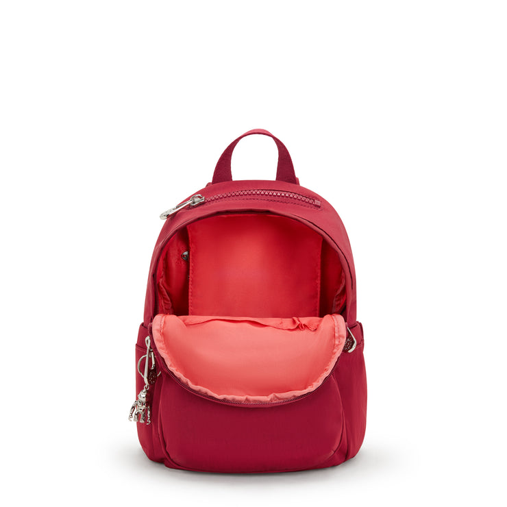 KIPLING Small Backpack Female Red Red Wine Delia Mini I4563-6SE