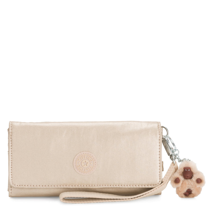 KIPLING Large Wallet (With Wristlet) Female Starry Gold Met Rubi I4735-3EV