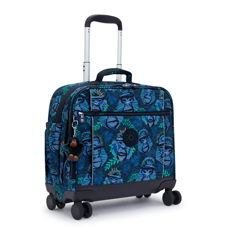 KIPLING Large wheeled bag Unisex Blue Monkey Fun New Storia  -  I4847-8HJ