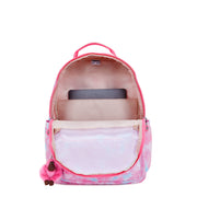 KIPLING Large Backpack Female Garden Clouds Seoul  -  I4851-2PE