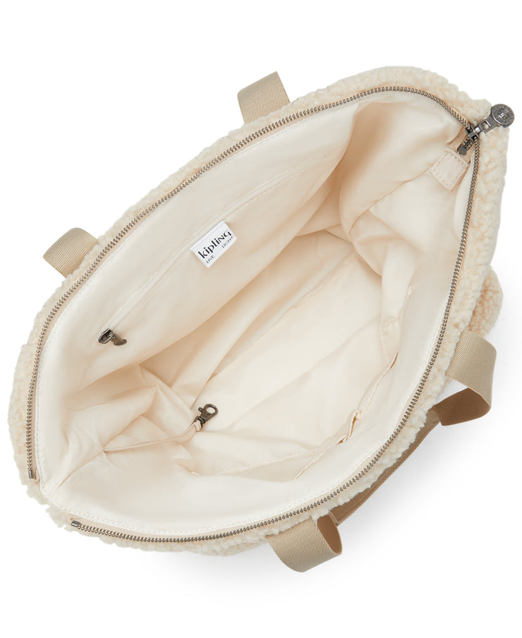 KIPLING Large tote Female Natural Fuzz Glynn I4936-8PF