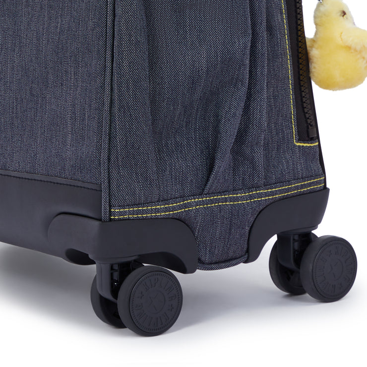Kipling Large Wheeled Bag Unisex Minion Jeans Bl New Storia