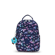 KIPLING Small Backpack (With Laptop Protection) Female Butterfly Fun Seoul S