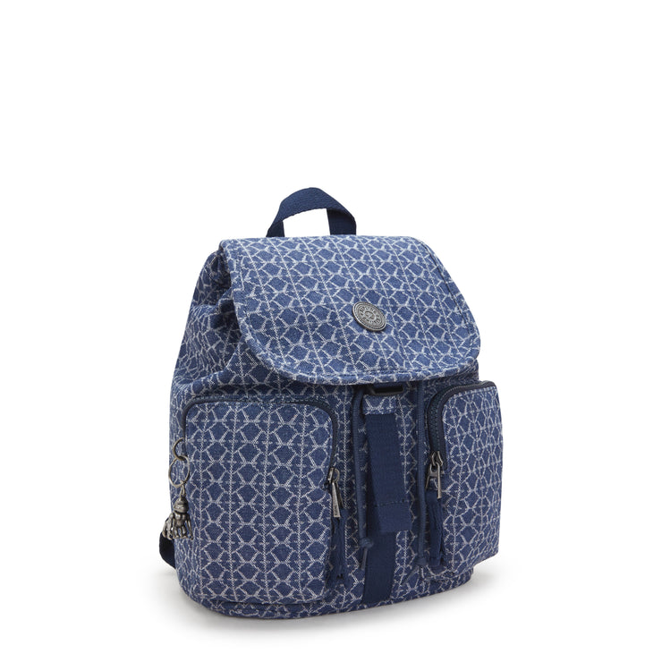 KIPLING Small Backpack Female Signature Denim Anto S I5386-7PF