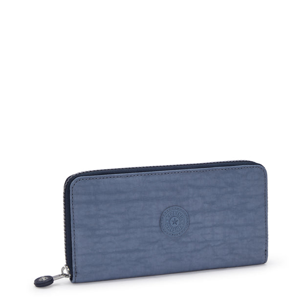 KIPLING Large wallet Female Blue Lover Money World I5411-56V