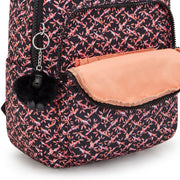 KIPLING Small Backpack (With Laptop Protection) Female Dancing Bouquet Seoul S I5611-46X