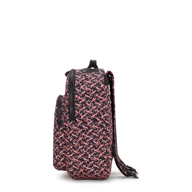 KIPLING Small Backpack (With Laptop Protection) Female Dancing Bouquet Seoul S I5611-46X