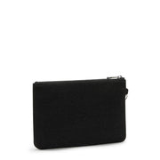 KIPLING Large Flat Pouch (with wristlet) Female Going Out Black Fancy I5780-3FP