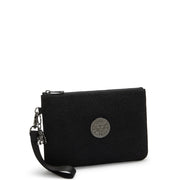 KIPLING Large Flat Pouch (with wristlet) Female Going Out Black Fancy I5780-3FP