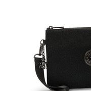 KIPLING Large Flat Pouch (with wristlet) Female Going Out Black Fancy I5780-3FP