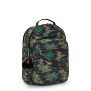 KIPLING Large backpack (with laptop compartment) Unisex Camo Treasure Seoul Lap I5816-3PB