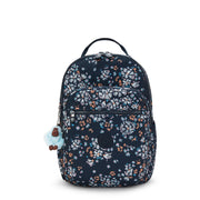 KIPLING Large backpack (with laptop compartment) Female Flower Field Seoul Lap I5816-5GB