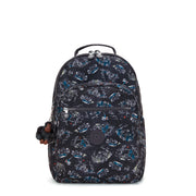 KIPLING Large backpack (with laptop compartment) Unisex Jungle Fun Race Seoul Lap
