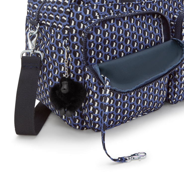 KIPLING KIPLING متوسطة الحجم للإناث 3D K Blue Defea XL I5839-4JS