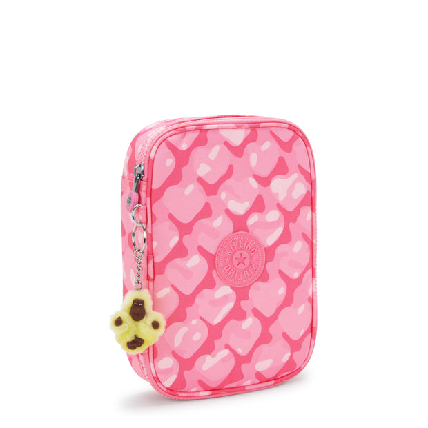 KIPLING Large pencase Female Adorable Hearts 100 Pens I6002-1NB