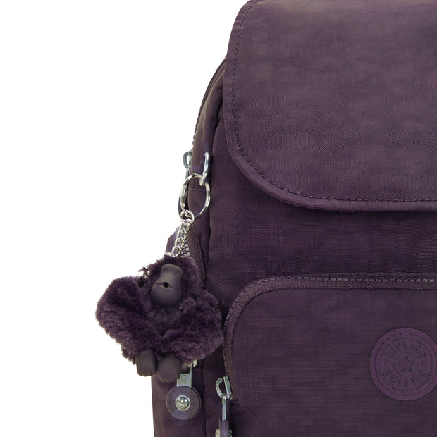 KIPLING Small backpack Female Ultimate Plum City Zip Mini I6046-67U