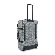 Kipling Edium Wheeled Suitcase With Adjustable Straps Female Abstract Print Aviana M  -  I6311-GN6