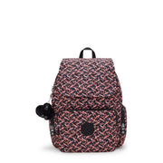 حقيبة ظهر صغيرة من KIPLING حقيبة ظهر صغيرة للإناث Dancing Bouquet City Zip S I6345-46X