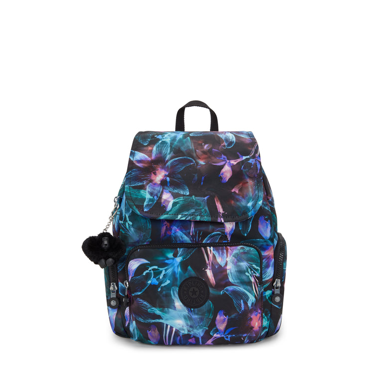 KIPLING Small backpack Female Spectral Orchid City Zip S I6345-7DP