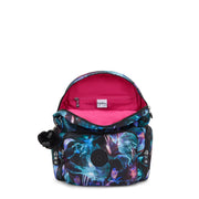 KIPLING Small backpack Female Spectral Orchid City Zip S I6345-7DP