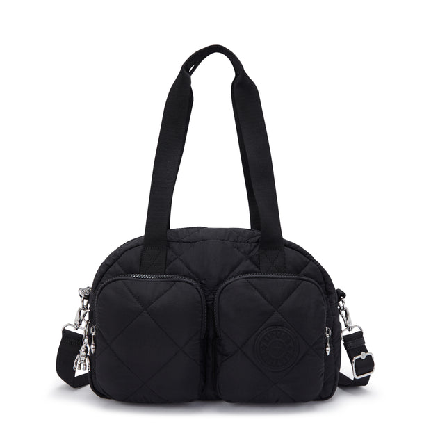 KIPLING Medium shoulderbag (with removable shoulderstrap) Female Cosmic Black Quilt Cool Defea I6560-95R